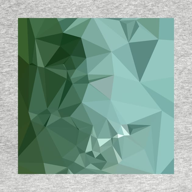 Zomp Green Abstract Low Polygon Background by retrovectors